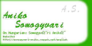 aniko somogyvari business card